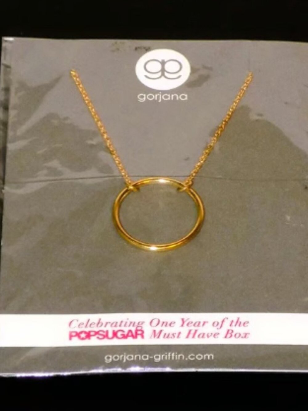 New Jorgana Gold Open Ring Signed Necklace Popsugar, Jorgana Griffin